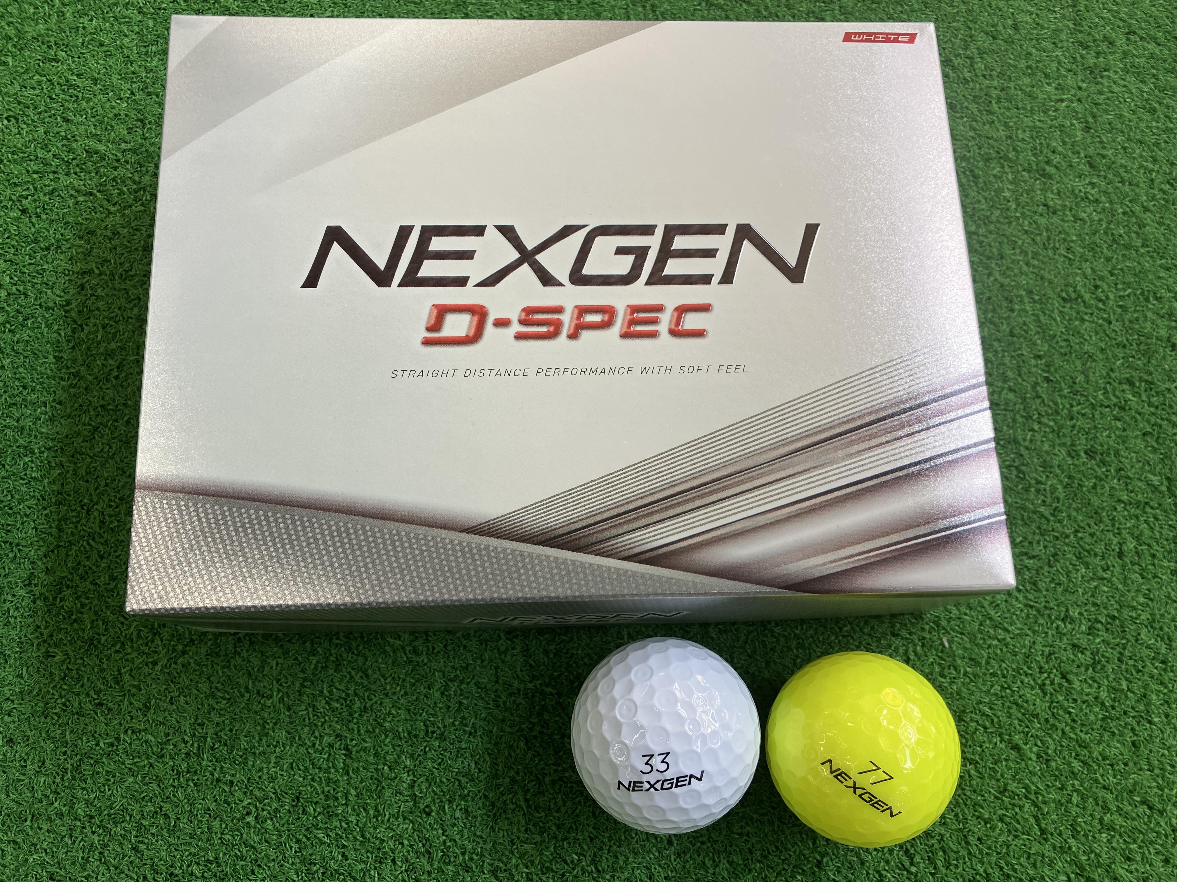 NEXGEN ゴルフ ボール D SPEC ディースペック 1ダース 12球入り